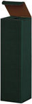 Forest Green Textured Rib Single Bottle Box